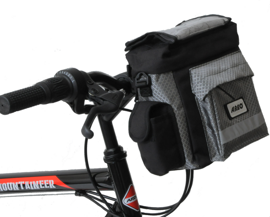 Front Handlebar Reflective Bicycle Bag With Map Holder For MTB and Road Bikes