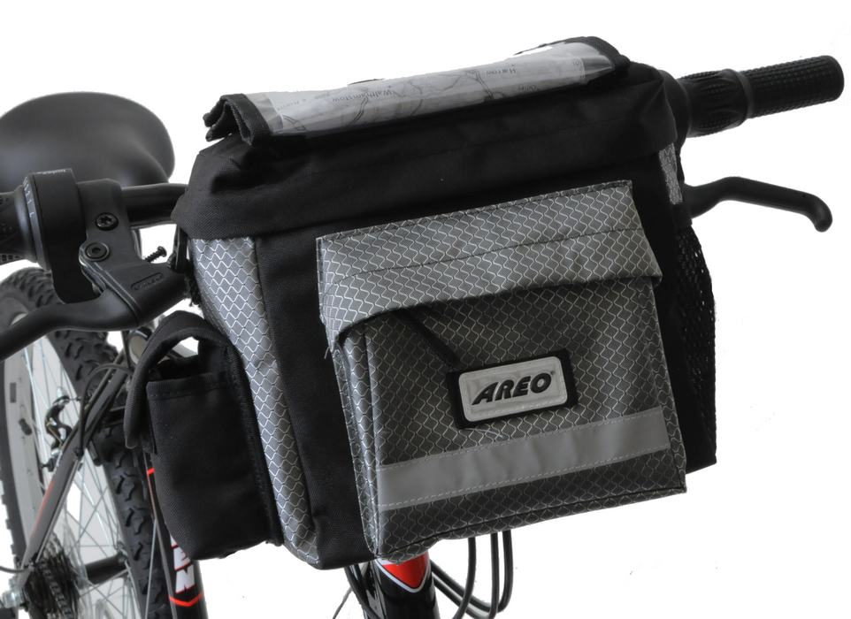 Front Handlebar Reflective Bicycle Bag With Map Holder For MTB and Road Bikes