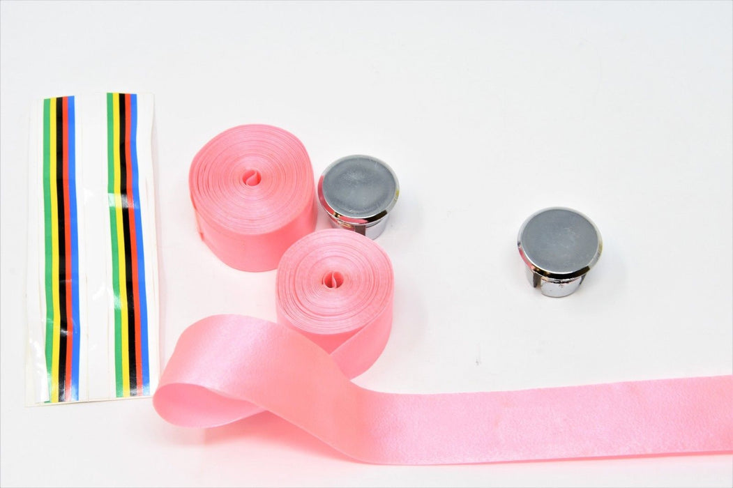 Wholesale Job Lot 10 X Sets Pink Racing Bike Fixie Drop Handlebar Tape & Plugs