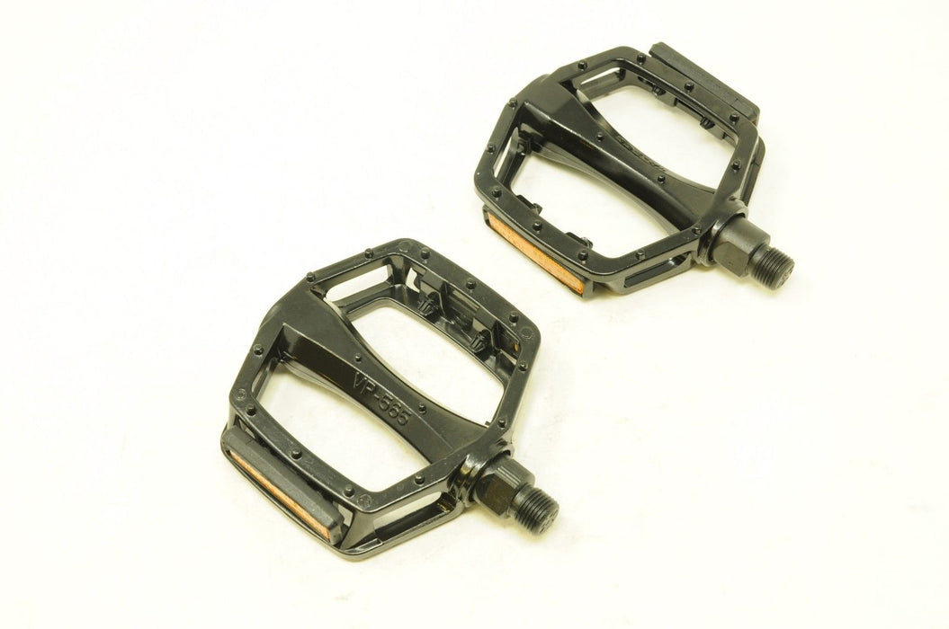 vp 565 pedals Pair VP-565 DX Style 9/16 Alloy Mountain Bike Flat Platform MTB ATB Pedals