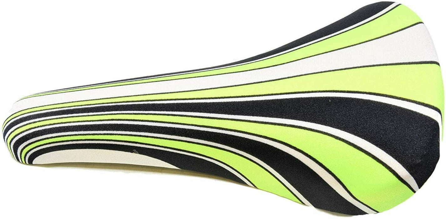 1980’s Huracan Crono Race Bicycle Saddle Green Black Stripe Gitane $120 USA NOS