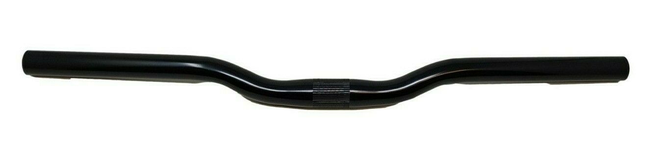 Gloss Black Allrounder 20mm Low Rise Bike Handlebars 520mm Wide Suit M