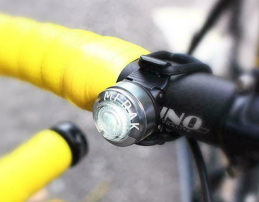 Moon Merak Front & Rear LED Bike Cycle Light Set Alloy Magnetic Head Tail Light
