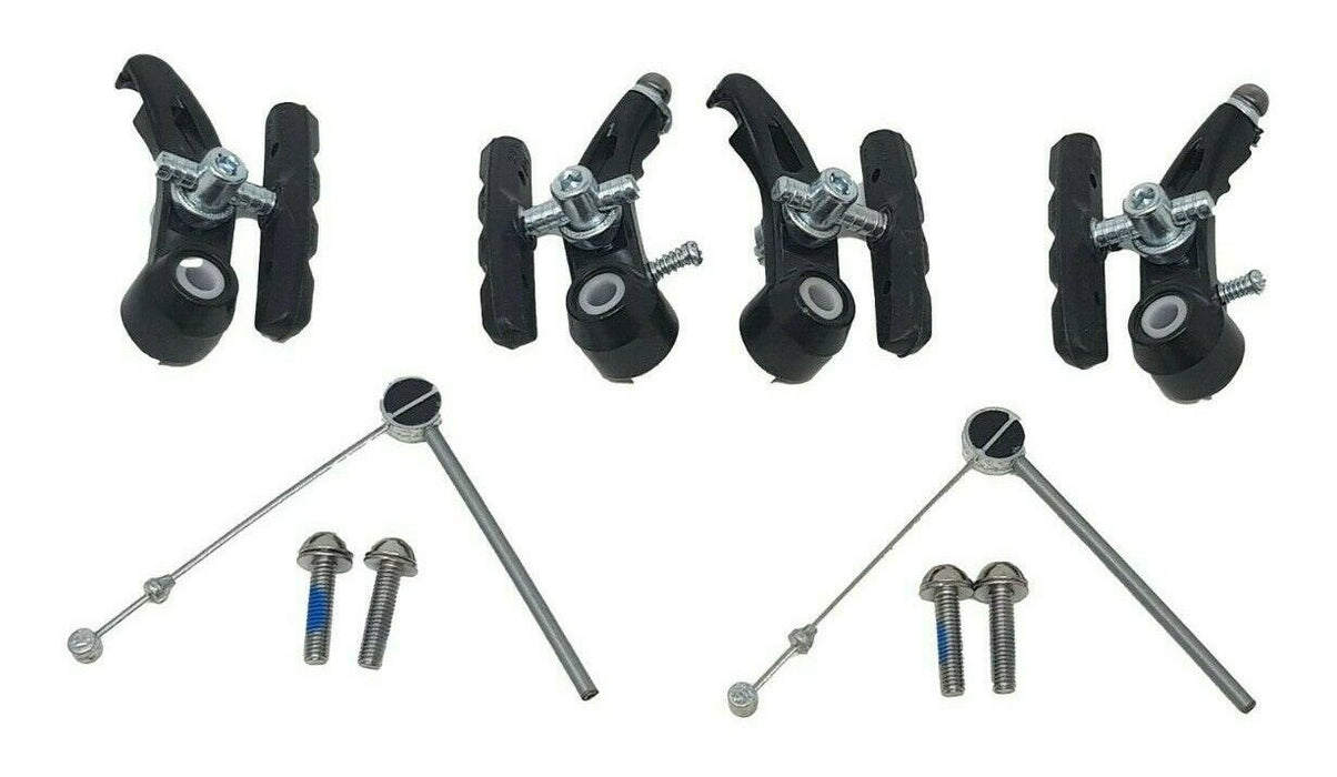 XLC CANTILEVER ALLOY BIKE BRAKE FRONT & REAR BRC01Z BLACK WITH LINK WIRE & BOLTS