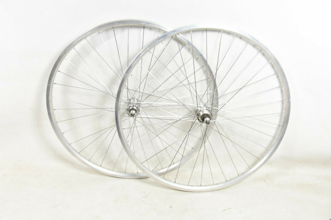Pair 650B 26 X 11/2" (584 - 19) Bike Wheels Alloy Rims & Hubs Multi Speed 130mm