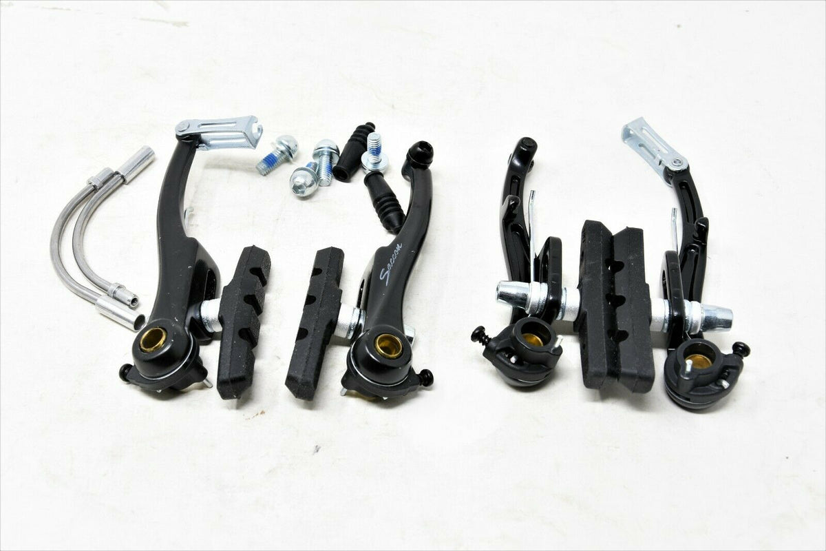 SACCON 110MM ALL BIKE ALLOY V BRAKE ARMS CALIPERS LINEAR PULL 70MM PAD
