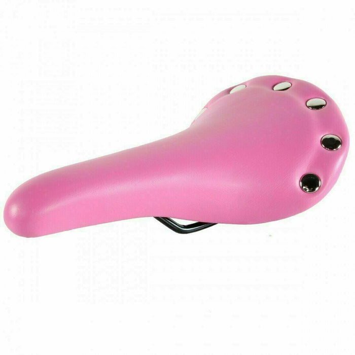 Wholesale Joblot Of 25 Adult Traditional Retro Style Riveted Saddles Pink 270mm