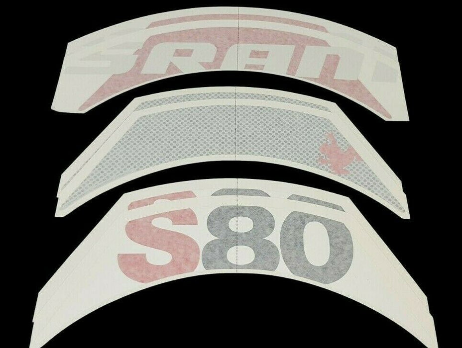 SRAM ACC WHEEL DECAL SET S80 WHITE NEW STOCK 11.1915.005.020