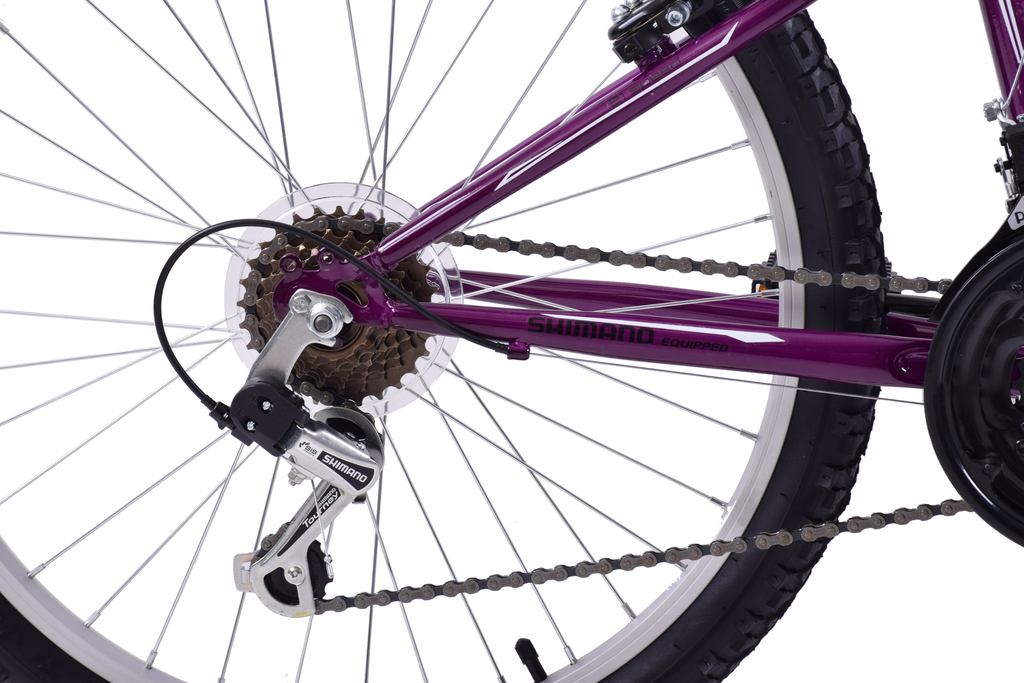 Arden Mountaineer 24" Wheel 8 - 12 Years Girls 13" Frame Purple Mountain Bike
