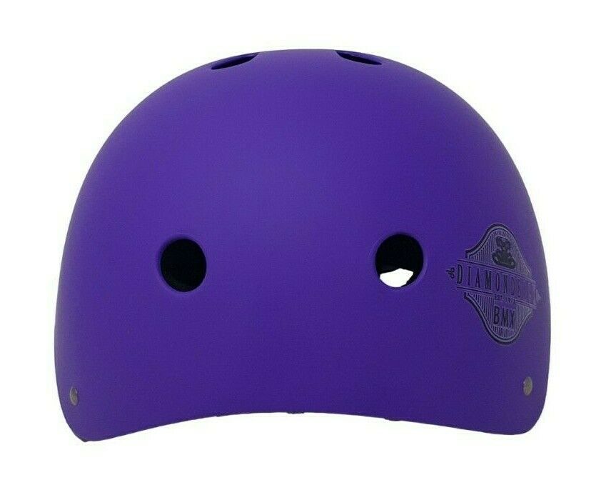 RALEIGH DB DIAMOND BACK BMX JUMP HELMET MATTE PURPLE LARGE 58-61cm 35% OFF RRP