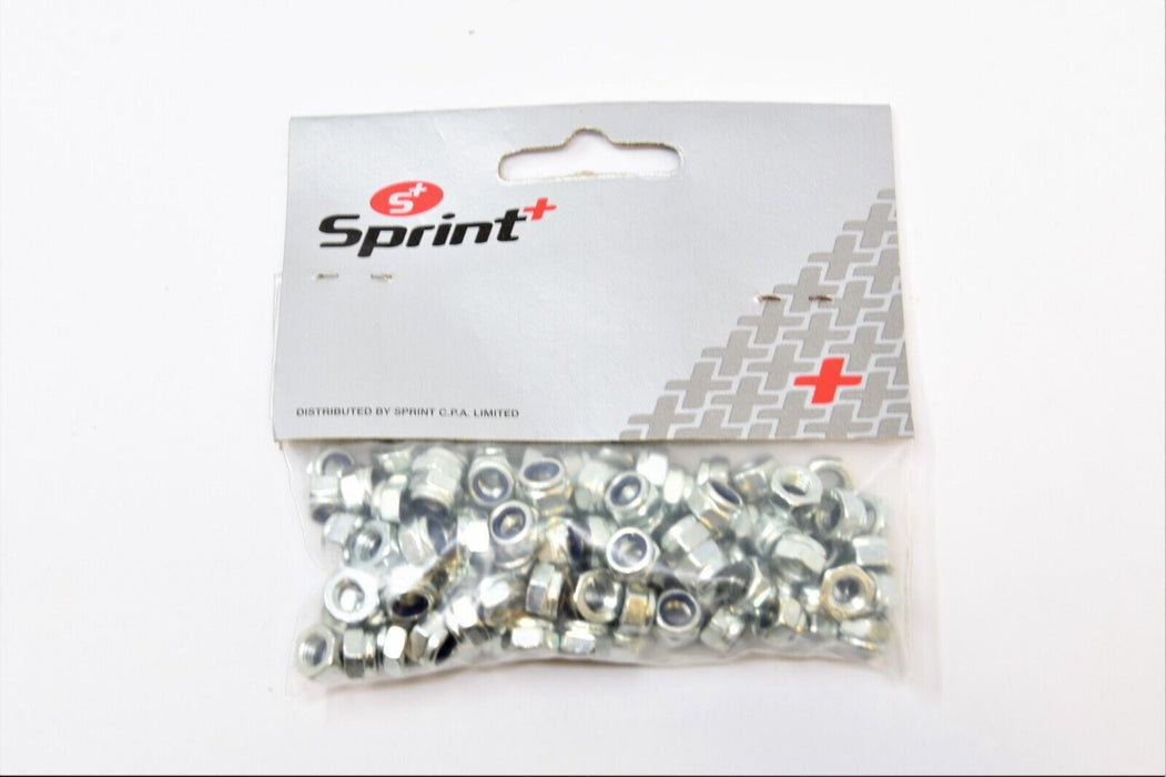 Job Lot 100 x M5 Nuts With Nyloc Insert Ideal DIY Shakeproof bike mudguards