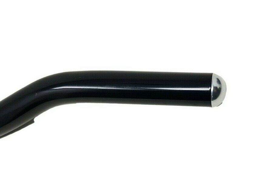 Fixie / Kids Bike 500mm Narrow Alloy Handle Bars 25.4mm Gloss Black 40mm Rise