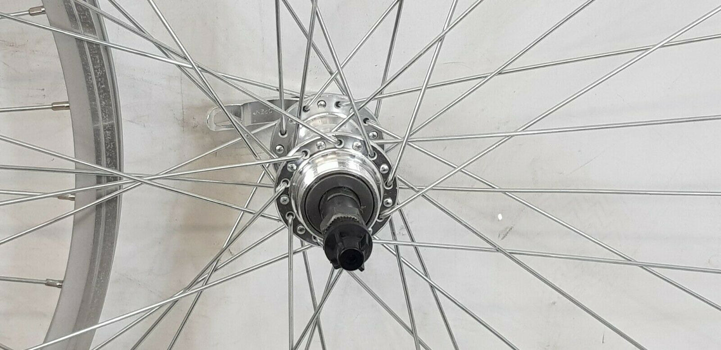 PAIR OF 26" DOUBLE WALL ALLOY MTB BIKE WHEELS QUICK RELEASE ALLOY HUBS NON DISC