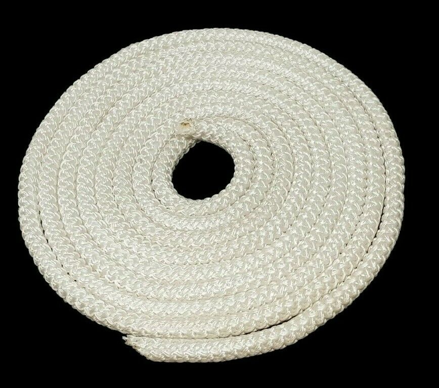 BRAIDED WHITE NYLON 3.6METRE ROPE GARDEN SWING CORD 3600MM X 10MM: CHO