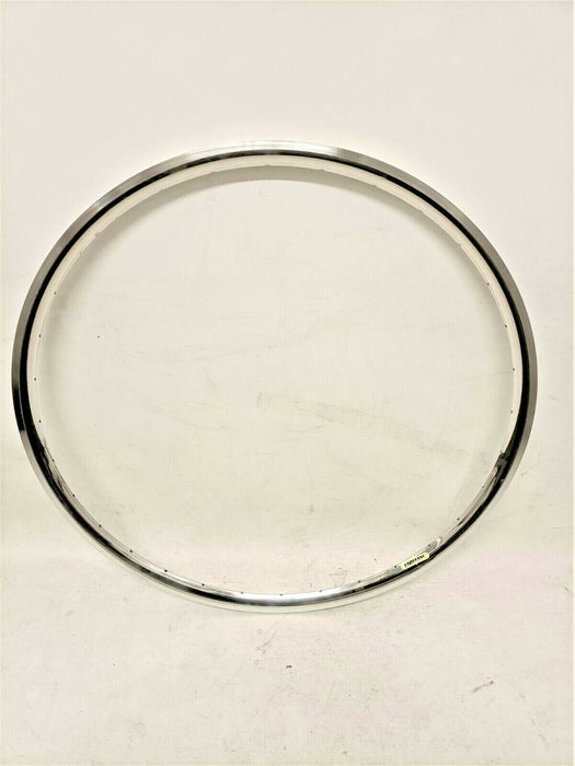 Espresso Bike Rim 700c 622 X 17 25mm Dual Wall 32 Hole Polish Chrome L