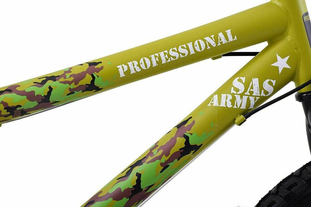 Professional SAS Army Cadet 20" Wheel Kids 6 Speed Mountain Bike Camo Age 7+