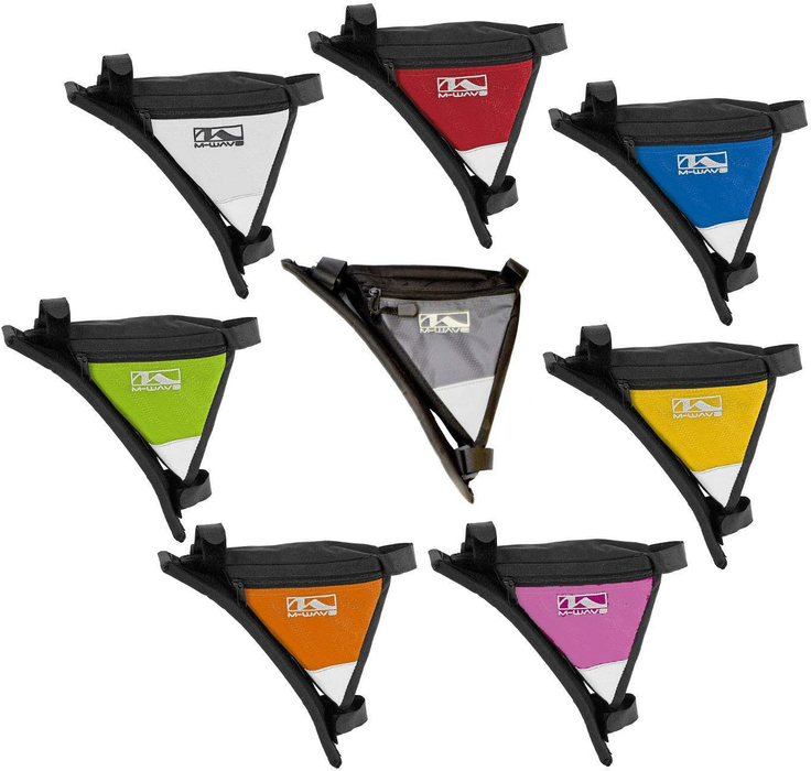 M-Wave Corner Triangle Bike Frame Storage Pannier Bag - Select Colour: