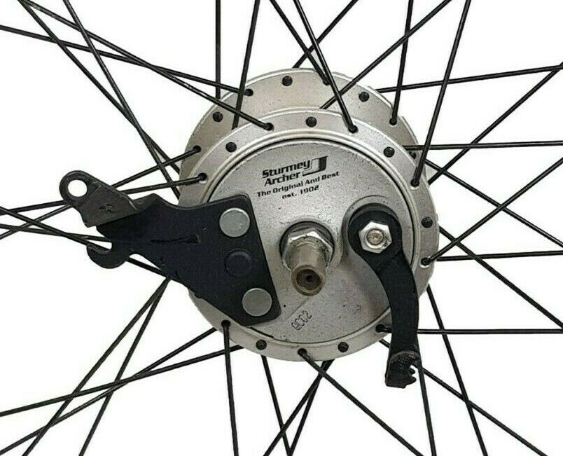 Moyeu de frein à tambour pour roue avant Sturmey Archer XL-FD Alu Moyeu de frein à tambour pour roue avant Sturmey Archer XL-FD Alu