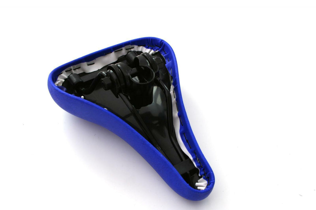 Kids Children's Bike / Bicycle Comfortable Saddle With Clamp - Blue