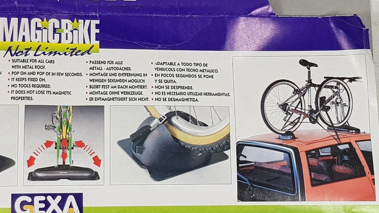 Gexa Magnetic Magic Bike Carrier 1 Bike Roof Cycle Rack