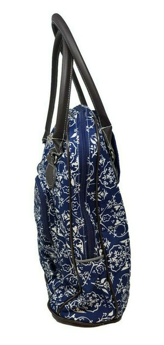 NEW LOOXS FEMME ROMANO BLUE PANNIER BAG, CASUAL SHOPPING BAG 37 x 32 x 20 cm
