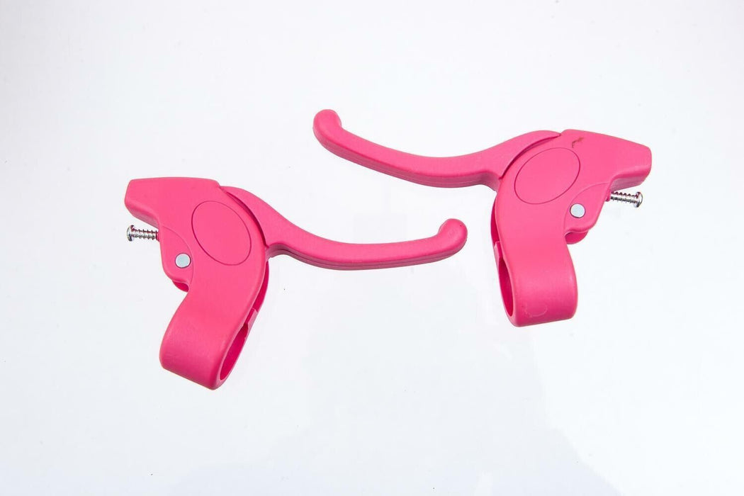 Pink Pair 22.2mm Bike Kids Children's Caliper Brake Levers