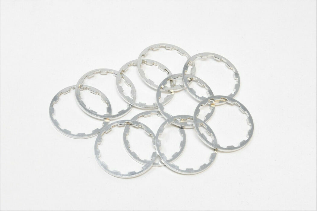 10 X QUALITY HEADSET WASHERS 28.6MM SILVER 1 1/8" AHEAD FORKS SPACER WASHER 2MM