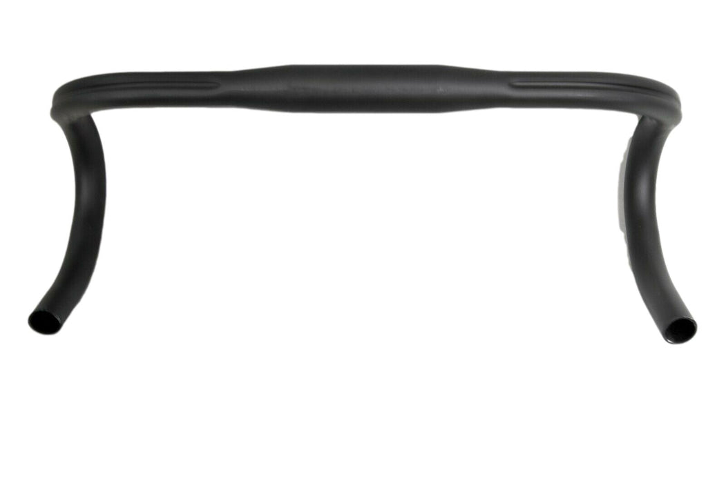 ITM SUPER OVER 300 ANATOMICA ALLOY DROP HANDLEBARS ROAD BIKE BLACK 31.8MM 46CM