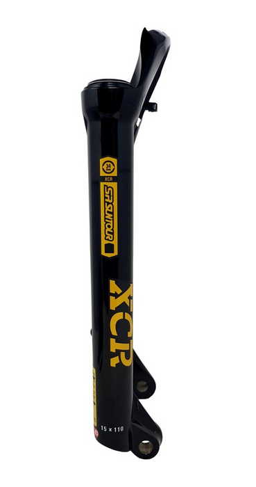 Suntour XCR 29 Boost 34mm 15x110mm Lower Magnesium 29 Wheel Suspension Fork Legs With Gold Decals