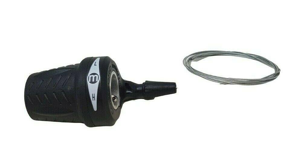 LEFT HAND TWIST GRIP SHIFTER 3 NON INDEXED SPEED LEVER SHIMANO COMPATIBLE