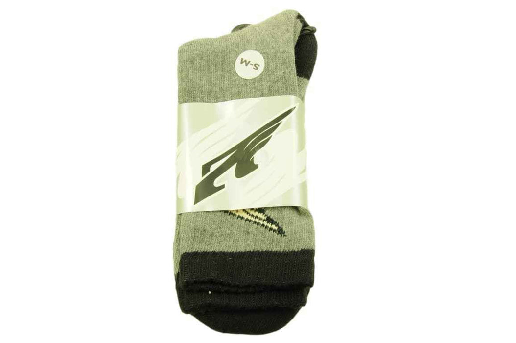 Mens Crew Length 6- 8 Grey- Black Arnette Sports Socks Buy One Pair Get One Free