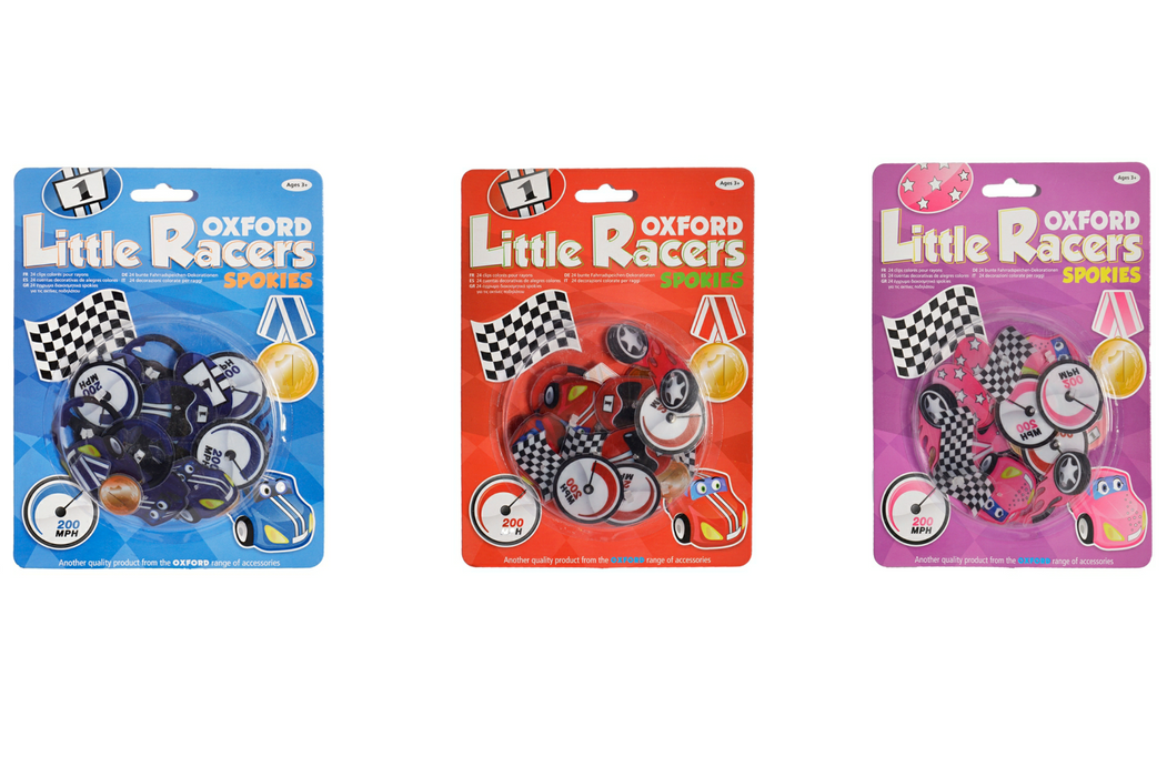 Oxford Little Racers Kid's Colourful Snap Fit Spokey Dokeys