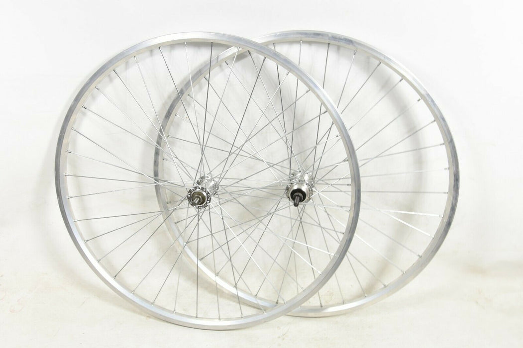 Pair 650B 26 X 11/2" (584 - 19) Bike Wheels Alloy Rims & Hubs Single Speed