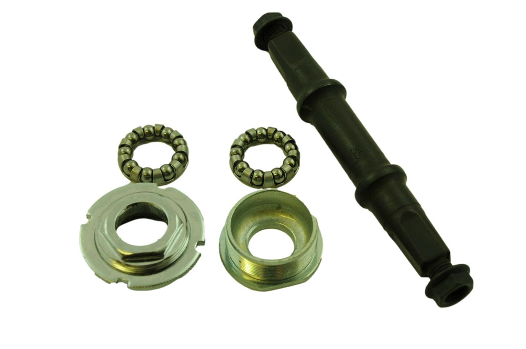3SS Bottom Bracket Square Taper Axle Set 32/52/37.5mm With Cups & Bearings