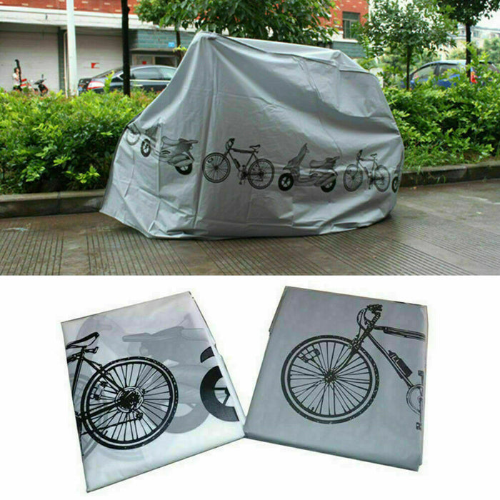 Scooter Cycle Waterproof Rain & Dust Bike Cover Storage Protection 205cm x 125cm