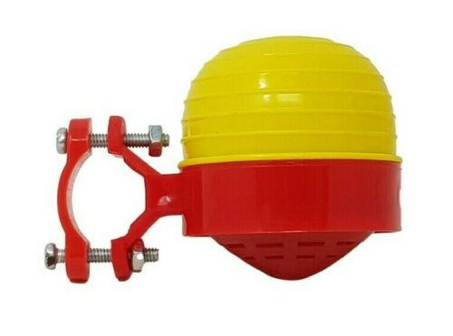 Kiddies Bike Easy Squeeze Horn Hooter Real Fun Child Bike Accessory Yellow & Red