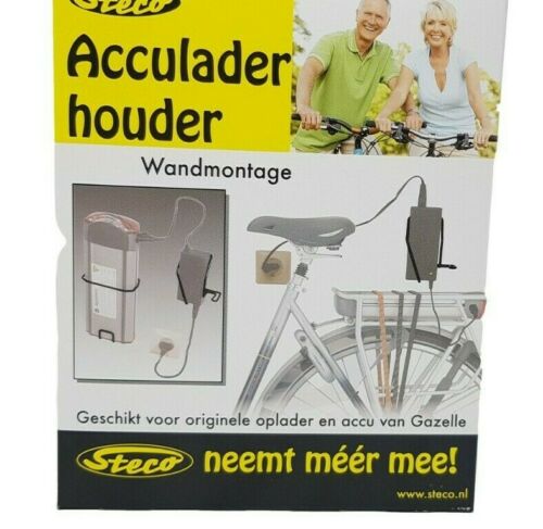 Steco E Bike & E Scooter Battery Charger Wall Mounted Holder Acculader Holder