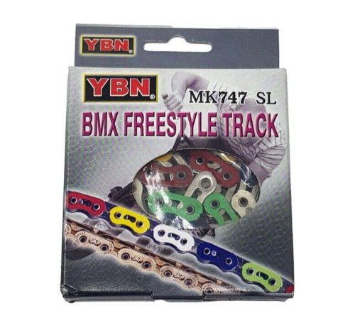 YBN MK747 Multicolor BMX Track / Fixie / Internal Gear Bike Chain 1/2" x 3/32"