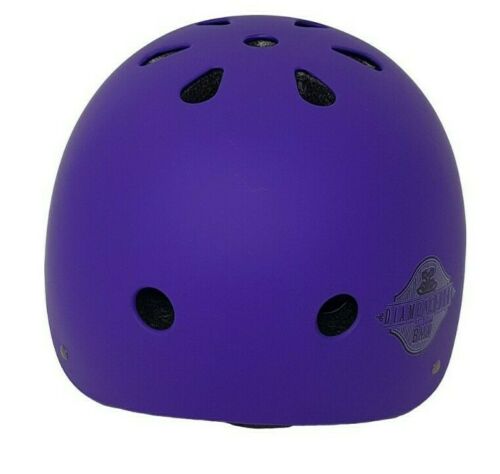 RALEIGH DB DIAMOND BACK BMX JUMP HELMET MATTE PURPLE LARGE 58-61cm 35% OFF RRP