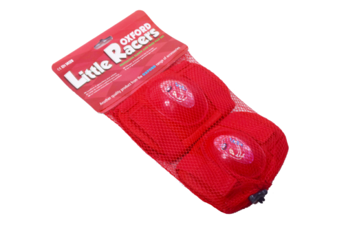 Oxford Little Racers Red Knee & Elbow Kids Protective Safety Pads Bike-Skate
