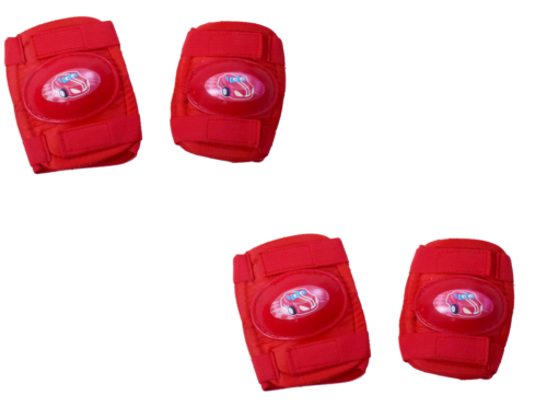 Oxford Little Racers Red Knee & Elbow Kids Protective Safety Pads Bike-Skate