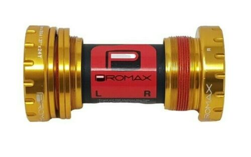 PROMAX ALLOY EXTERNAL BOTTOM BRACKET 68 /73MM PX-BB13000EX BLUE RED GOLD & BLACK