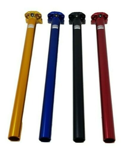 PROMAX SP-1 27.2MM X 400MM 2014 ALLOY TUBING SEAT POST GOLD, RED, BLACK & BLUE