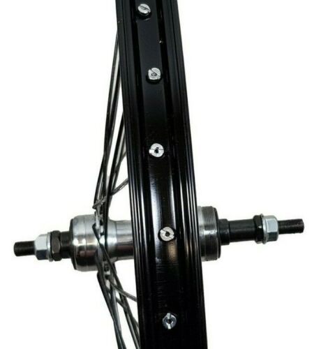 PAIR OF 20" BLACK BIKE ALLOY WHEELS FOR RALEIGH FADER 2013 OR ANY 20" MULTISPEED