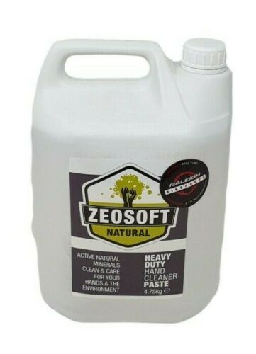 ZEOSOFT 100% NATURAL HEAVY DUTY HAND CLEANING, 4.75KG JERRY CAN + PUMP