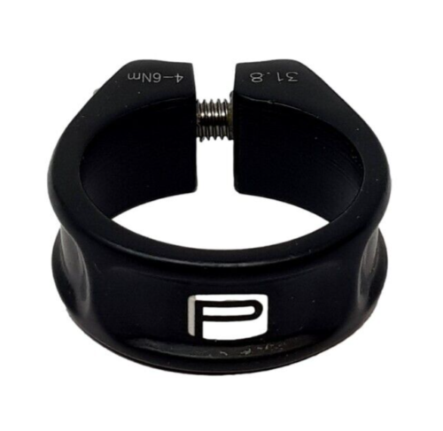 Promax Bike 31.8 mm Lightweight Alloy Black Seat Clamp For 27.2 Post 20 grams