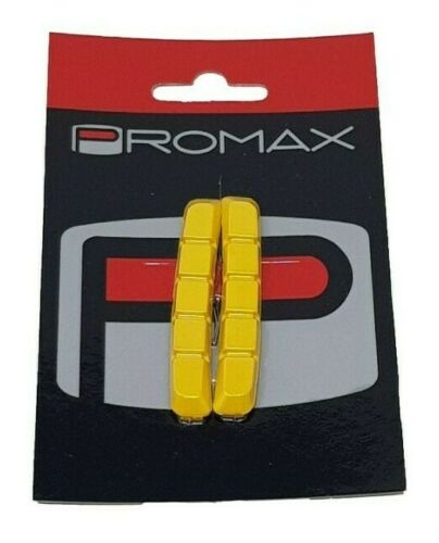 PROMAX B-1 BICYCLE REPLACEMENT BRAKE PADS 70MM PAIR 7 COLOURS FANTASTIC VALUE!