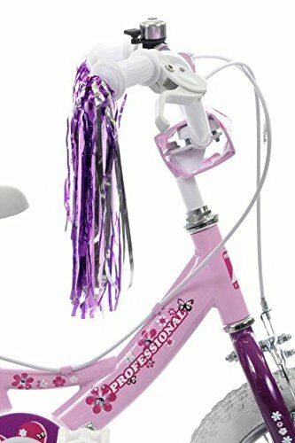 Girls Bike Purple Fantastic Gift Pack, Dolly Seat, Basket, Windmill And Tassels