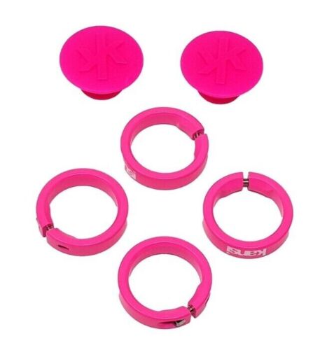 Kansi Folding Bike Handlebar Grip Lockrings Choose Orange / Pink / Black / Green