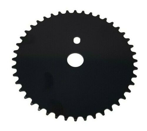 44T Black Chainring, Chainwheel To Fit OPC One Piece Crank Old School BMX,